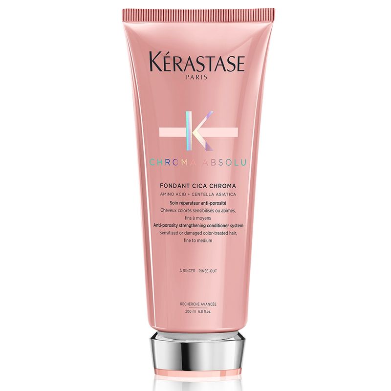 KERASTASE - Acondicionador Fortalecedor Cabello Con Color Fondant Cica Chroma Absolu 200ml Kerastase