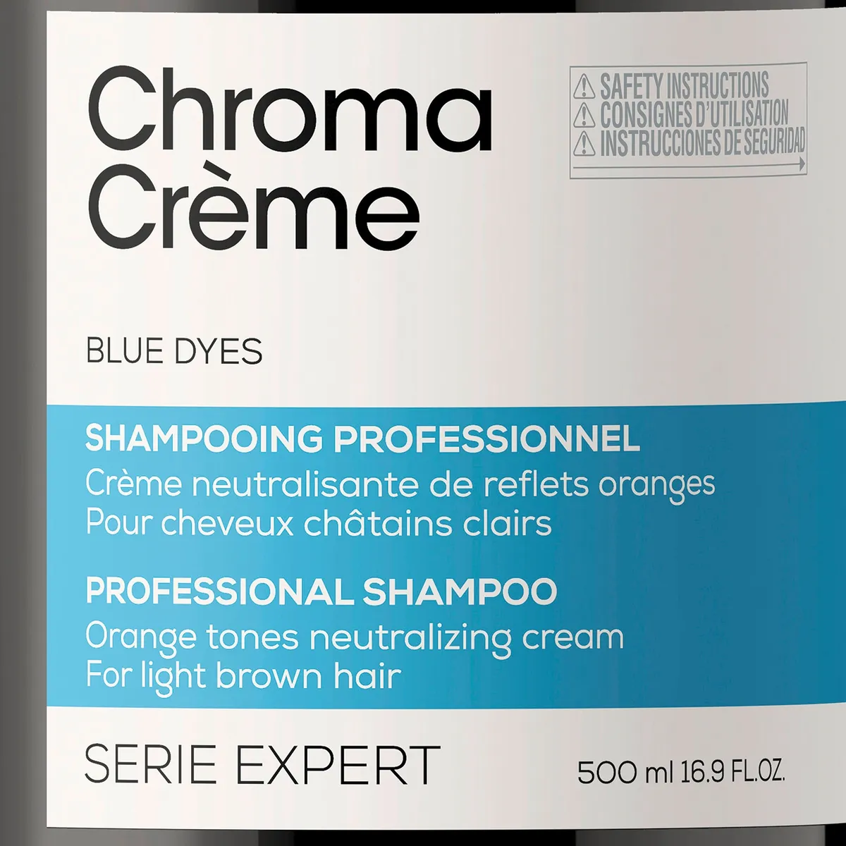 LOREAL PROFESSIONNEL - Shampoo Matizador Azul Chroma Crème Serie Expert 500Ml Loreal Professionnel