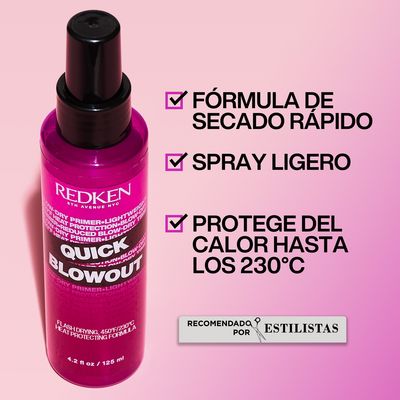 Imagen 2 del producto Spray Protector Térmico y Secado Rápido Quick Blow Out 125ml