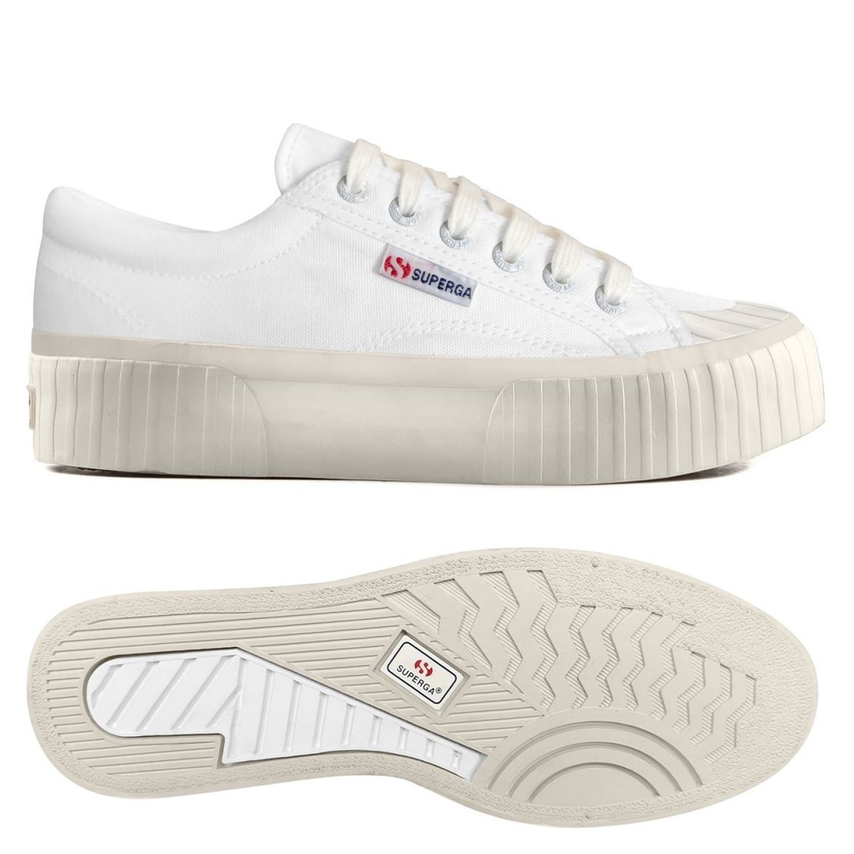 SUPERGA - Zapatilla Urbana Mujer Blanco Superga