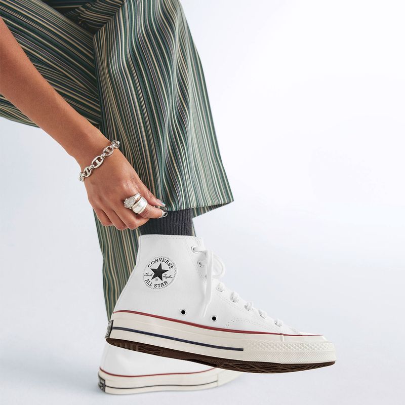 CONVERSE - Chuck 70 Zapatilla Urbana Mujer Blanco Converse