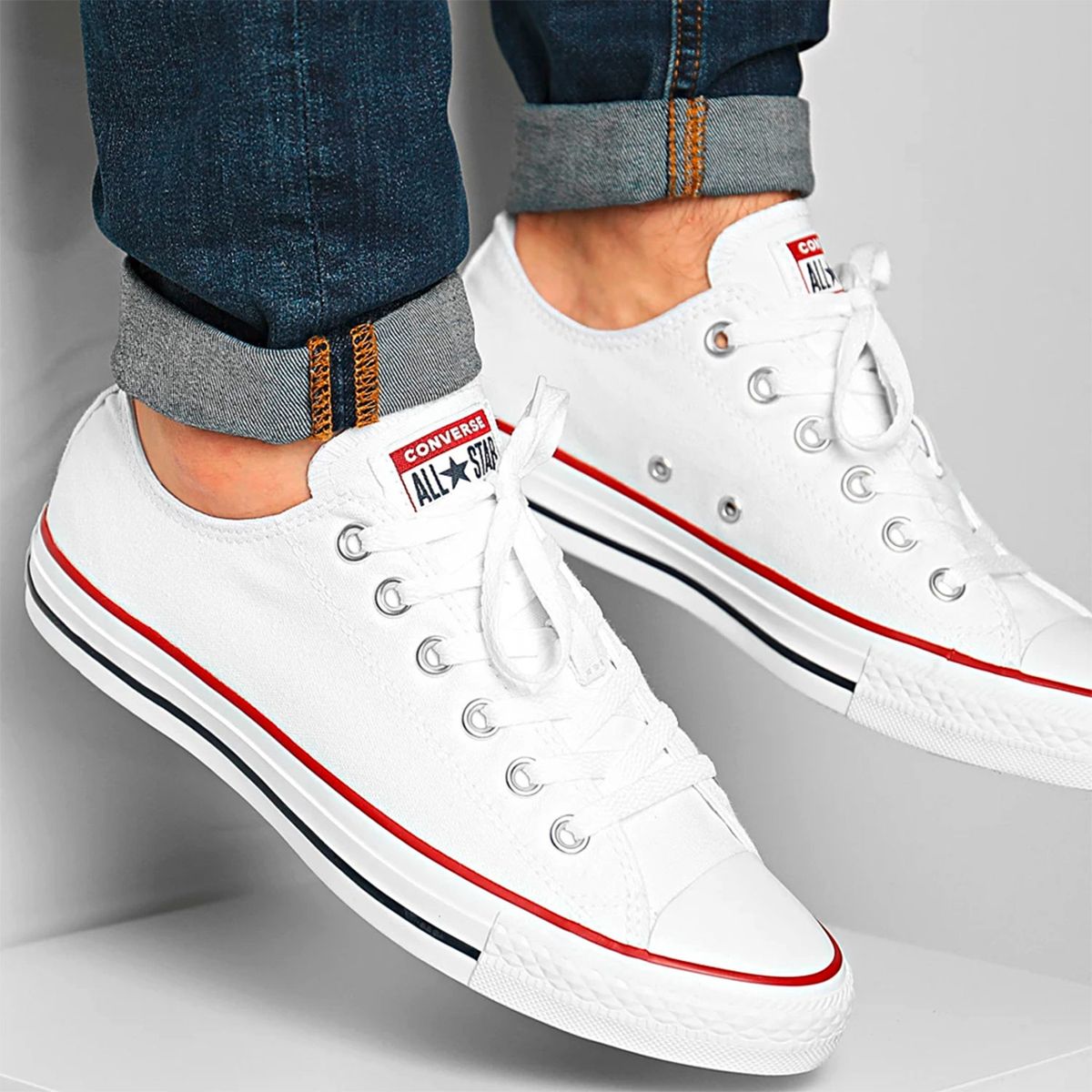 CONVERSE - Chuck Taylor All Star Zapatilla Urbana Mujer Cuero Blanco Converse