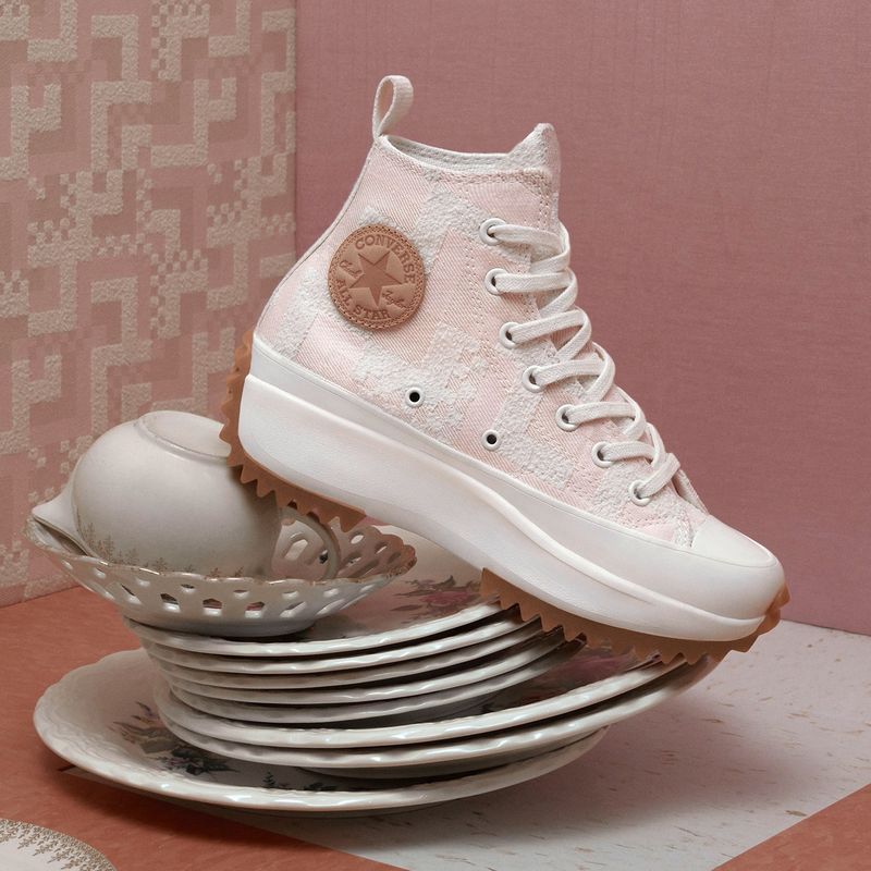 CONVERSE - Converse Run star hike zapatilla urbana mujer rosado