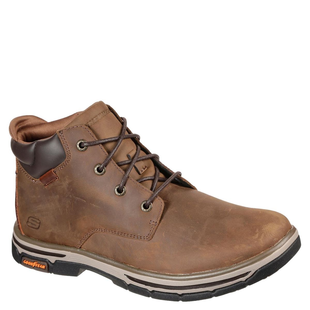 SKECHERS - Botín Hombre Café Skechers