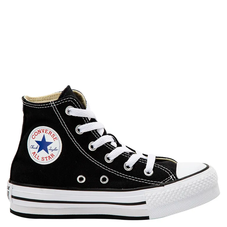 Chuck Taylor All Star Eva Lift Zapatilla Urbana Niña Negra (27 A 35)