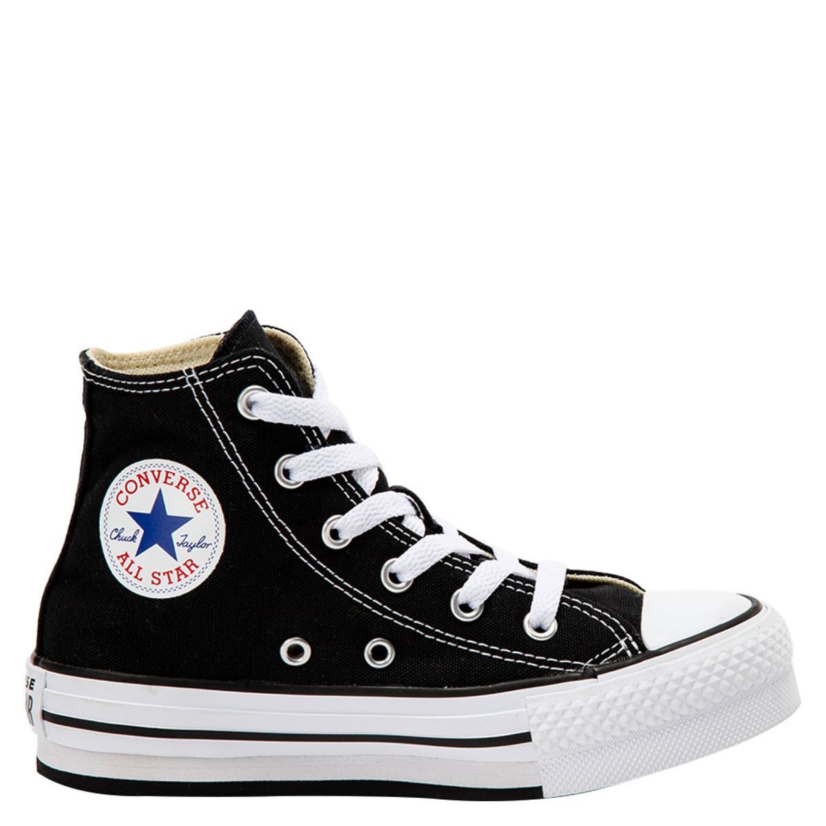 CONVERSE - Chuck Taylor All Star Eva Lift Zapatilla Urbana Niña Negra (27 A 35) Converse