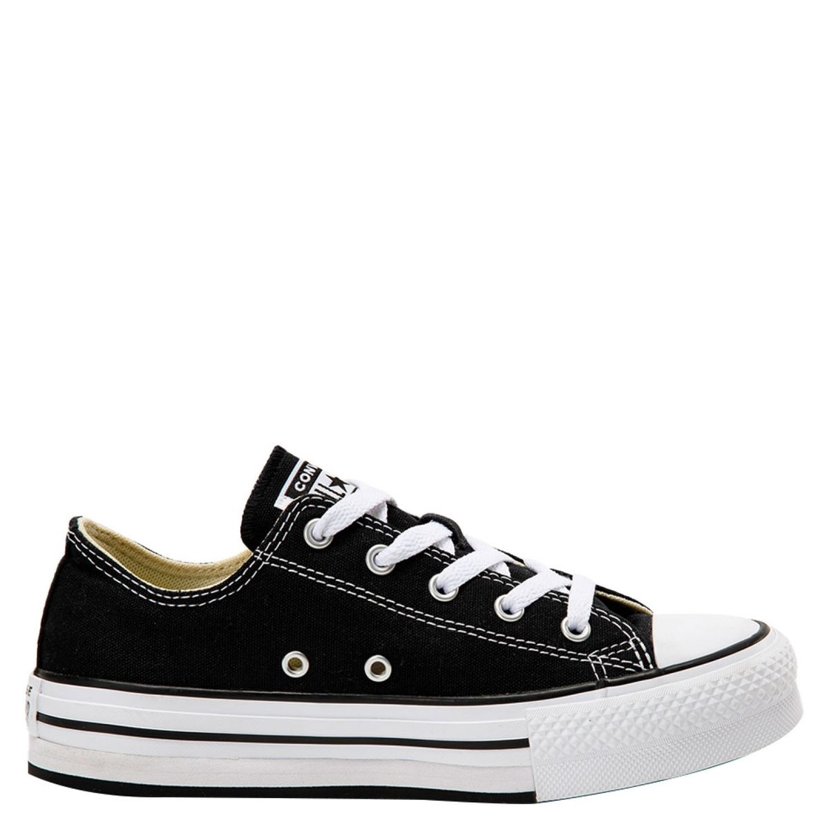 CONVERSE - Chuck Taylor All Star Eva Lift Zapatilla Urbana Unisex Niño Negra (27 A 35) Converse