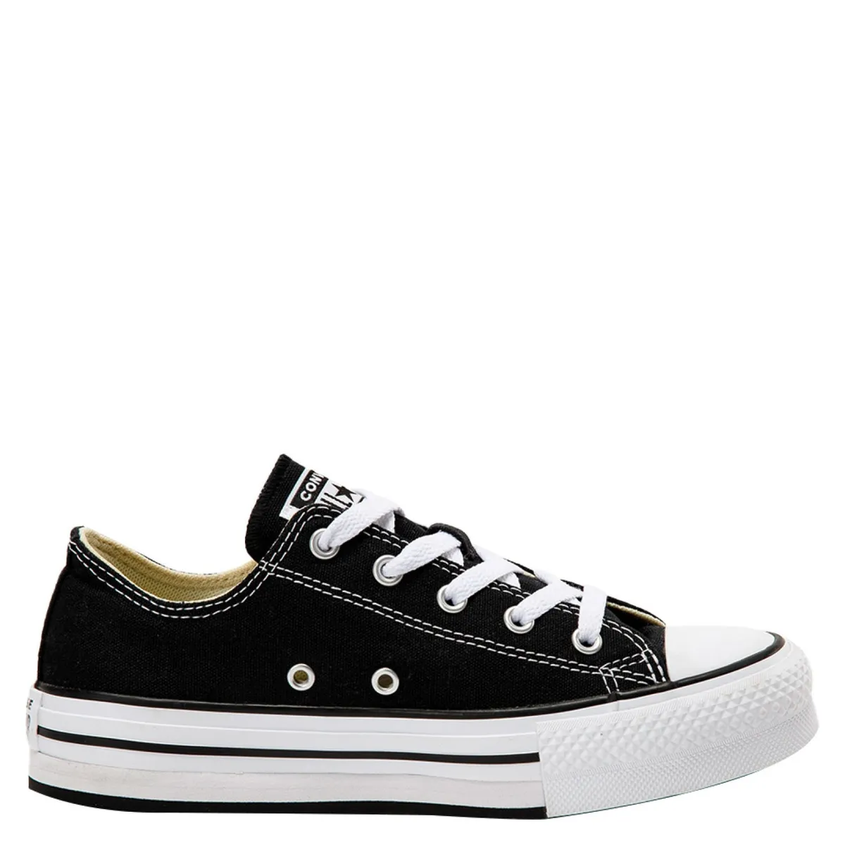 CONVERSE - Chuck Taylor All Star Eva Lift Zapatilla Urbana Unisex Niño Negra (27 A 35) Converse