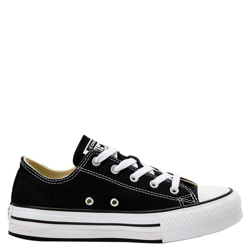 CONVERSE - Chuck Taylor All Star Eva Lift Zapatilla Urbana Unisex Niño Negra (27 A 35) Converse