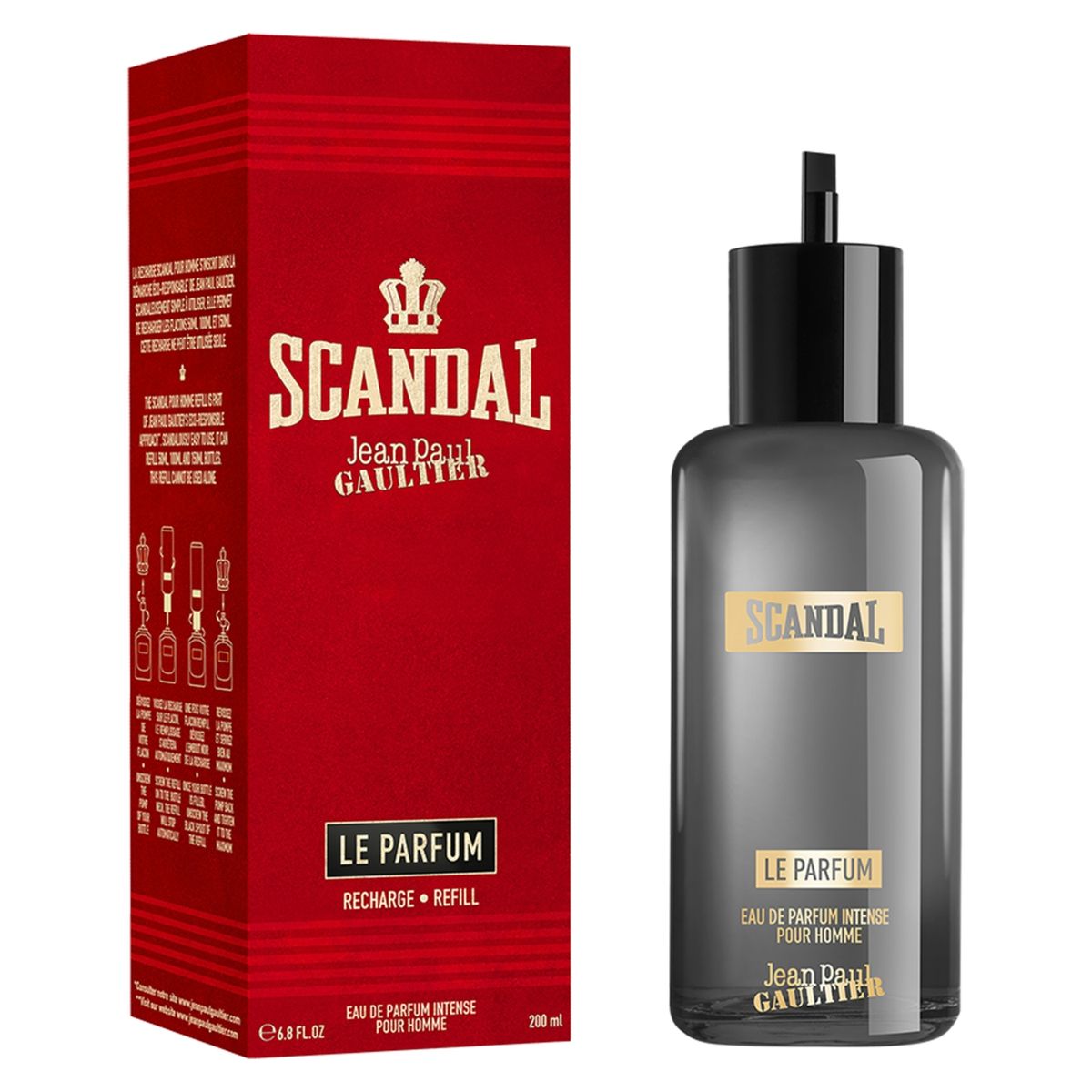 JEAN PAUL GAULTIER - Perfume Hombre Scandal Pour Homme Le Parfum For Him Edp Refill 200Ml Jean Paul Gaultier