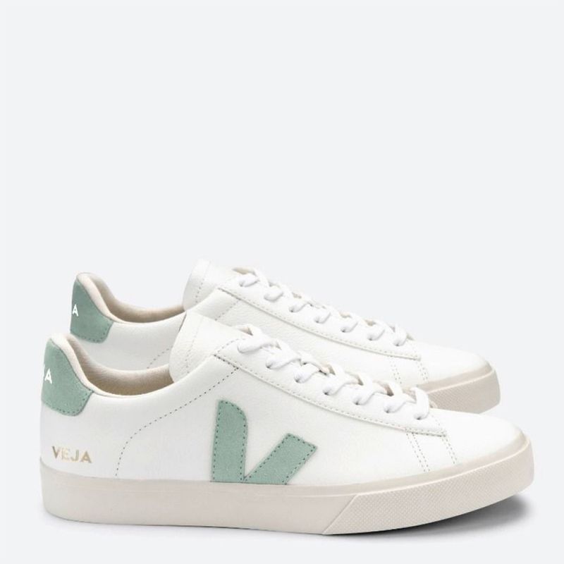 VEJA - Campo Zapatilla Urbana Mujer Cuero Blanco Veja