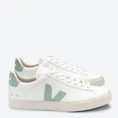 VEJA - Campo Zapatilla Urbana Mujer Cuero Blanco