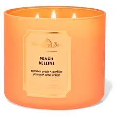 BATH & BODY WORKS - Vela Grande Peach Bellini