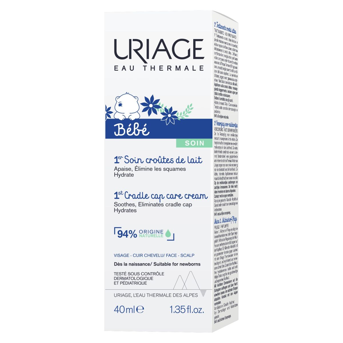 URIAGE - 1er Cuidado Costra Láctea 40ml de Uriage