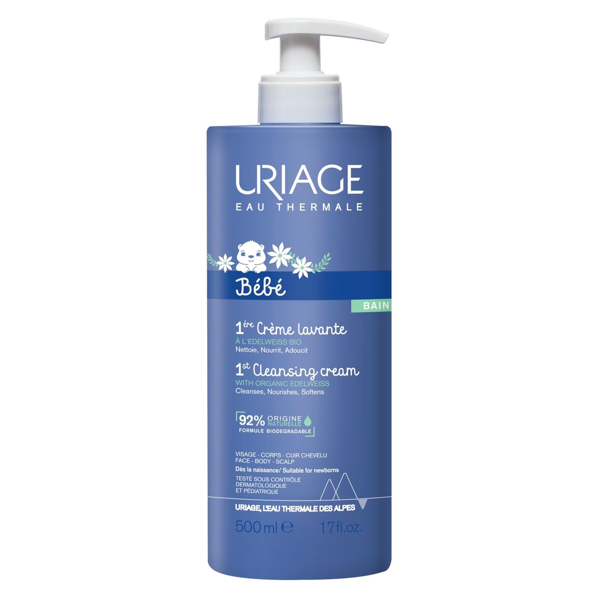 URIAGE - 1ra Crema Lavante 500ml de Uriage