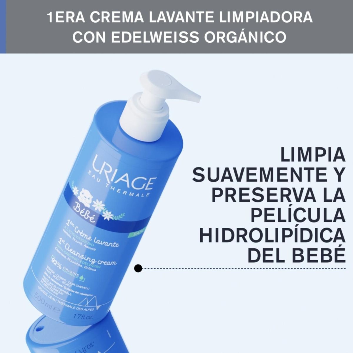 URIAGE - 1ra Crema Lavante 500ml de Uriage