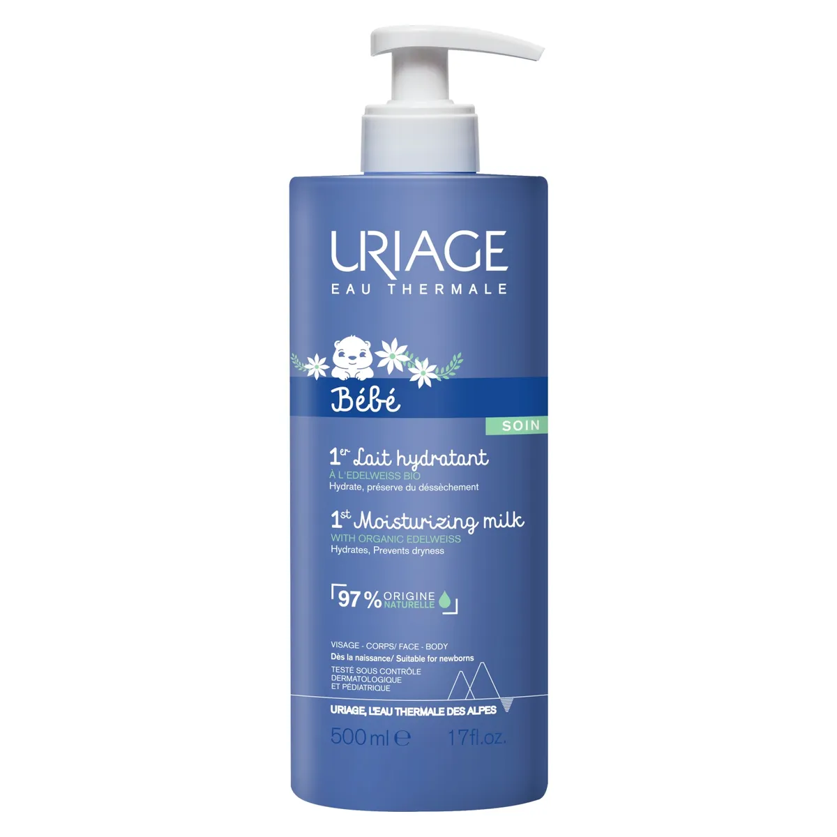 URIAGE - 1ra Leche Hidratante 500ml de Uriage