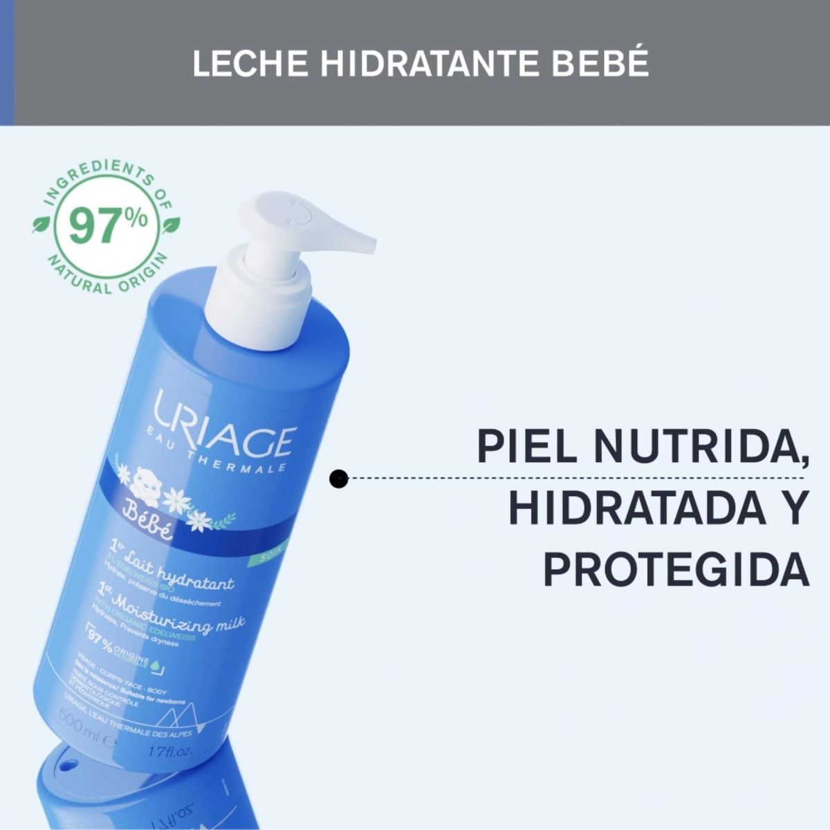 URIAGE - 1ra Leche Hidratante 500ml de Uriage