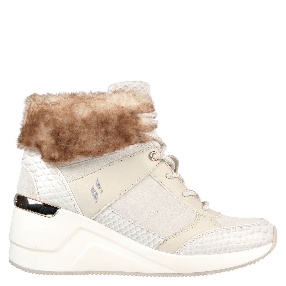 SKECHERS - Skechers Botin mujer blanco