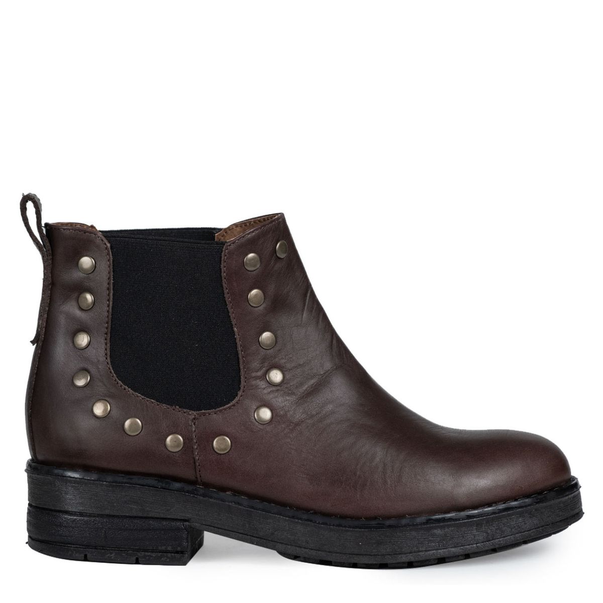 URCO - Urco Botin mujer cuero cafe