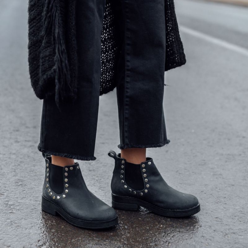 URCO - Urco Botin mujer cuero negro
