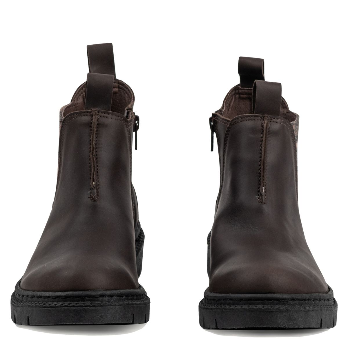 URCO - Urco Botin mujer cuero cafe