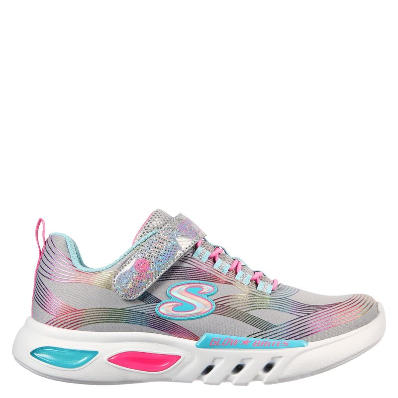 SKECHERS - Zapatilla con Luces Niña Gris Skechers