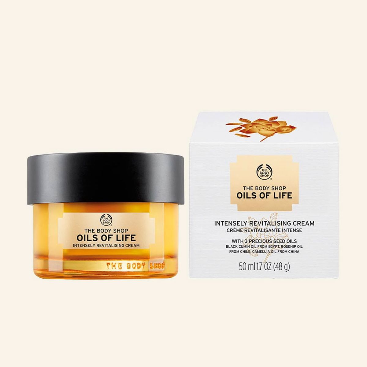 THE BODY SHOP - Crema revitalizante intensiva Oils of Life 50ML The Body Shop