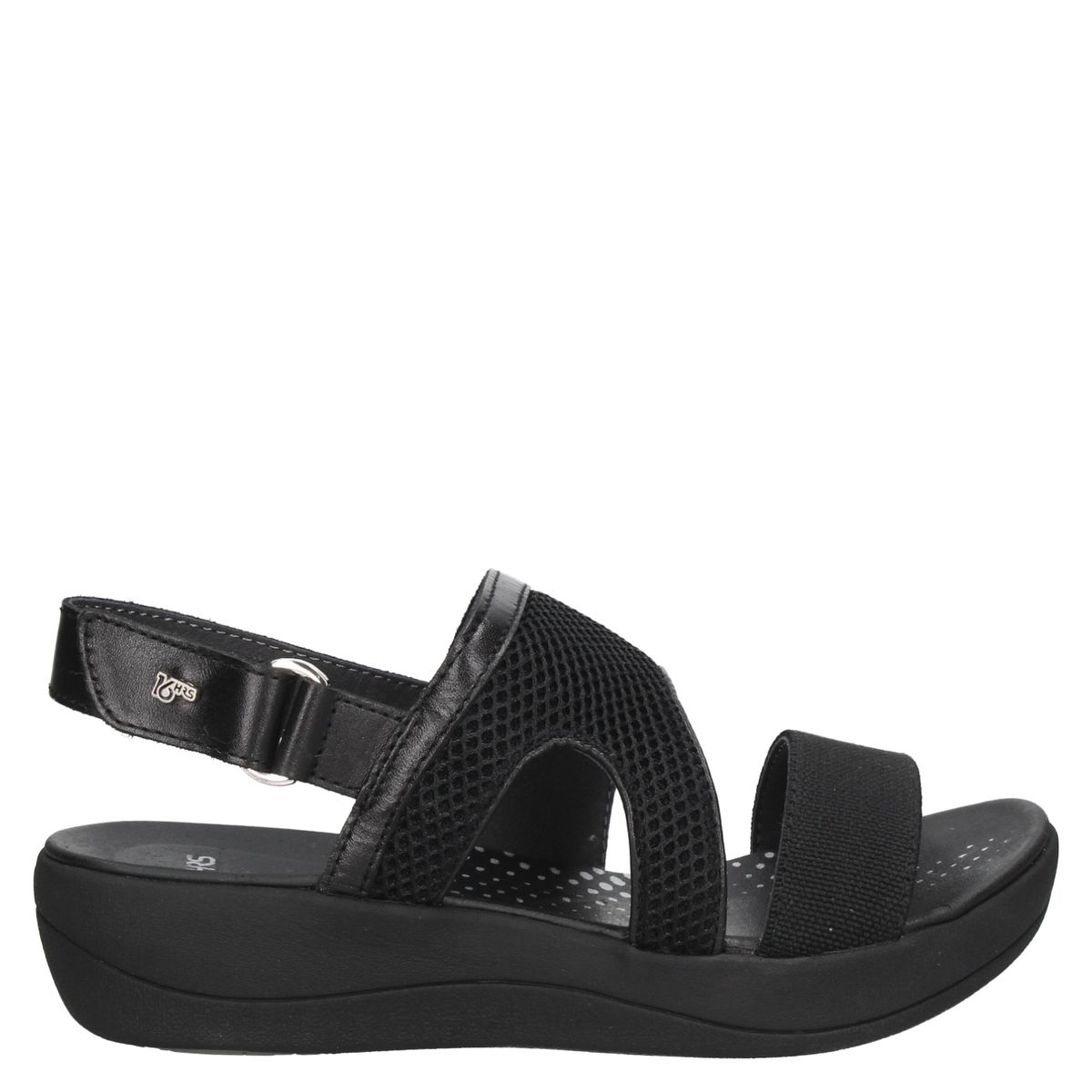 16 HRS - 16 hrs Sandalia mujer negro