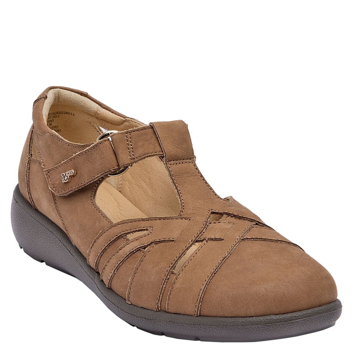 16 HRS - 16 hrs Zapato casual mujer cuero cafe