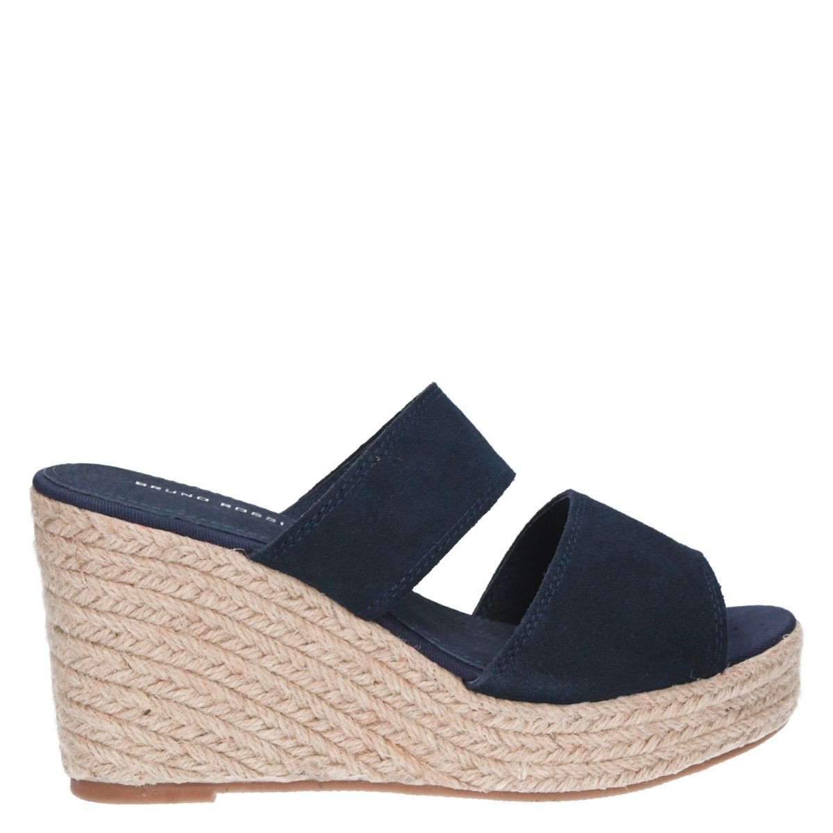 BRUNO ROSSI - Sandalia Mujer Cuero Azul Bruno Rossi