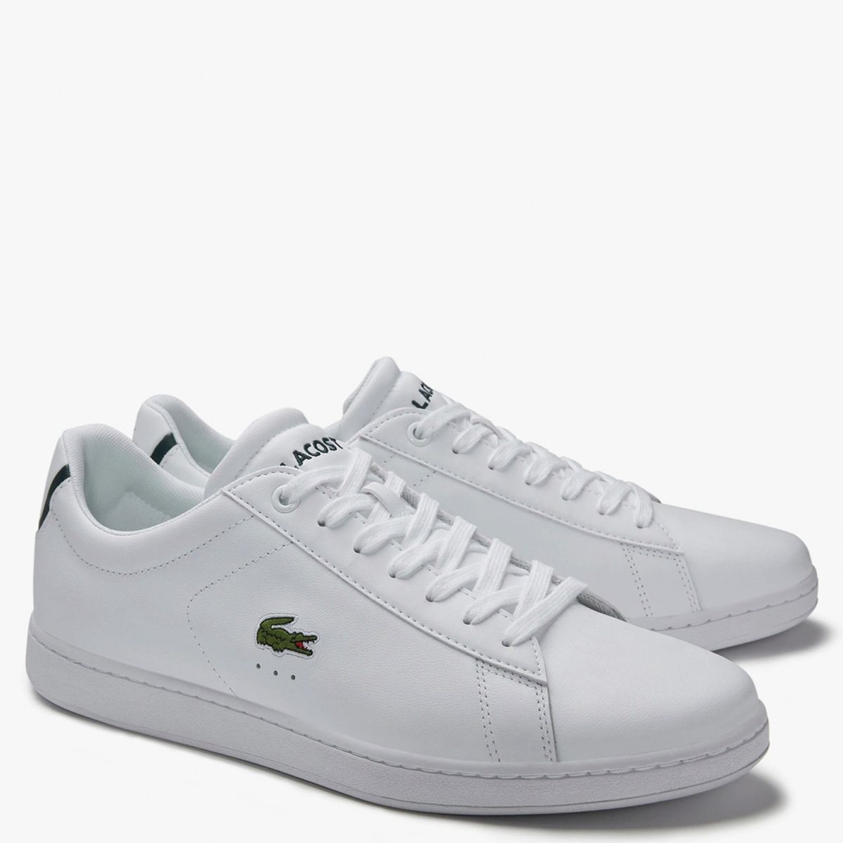 LACOSTE - Zapatilla Urbana Hombre Cuero Blanco Lacoste