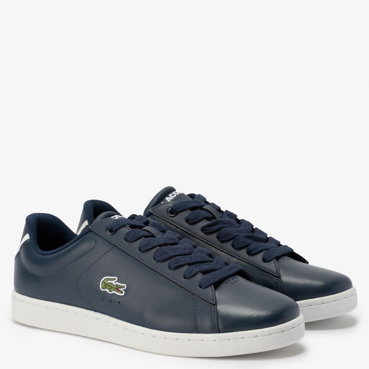 LACOSTE - Zapatilla Urbana Hombre Cuero Azul Lacoste