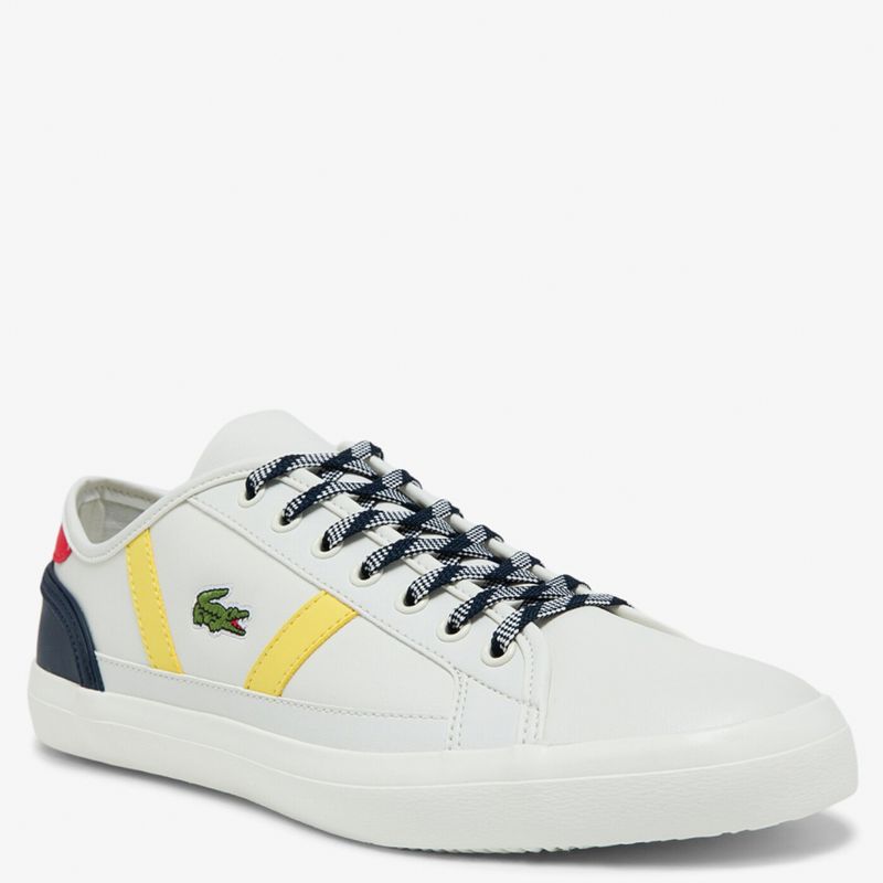 LACOSTE - Lacoste Zapatilla urbana hombre cuero blanco