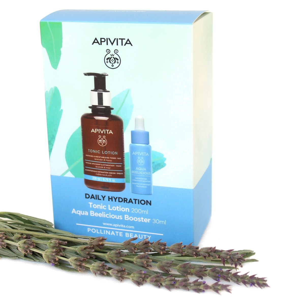 APIVITA - Pack Facial Tónico Hidratante 200Ml Y Booster Aqua Beelicious 30Ml Apivita