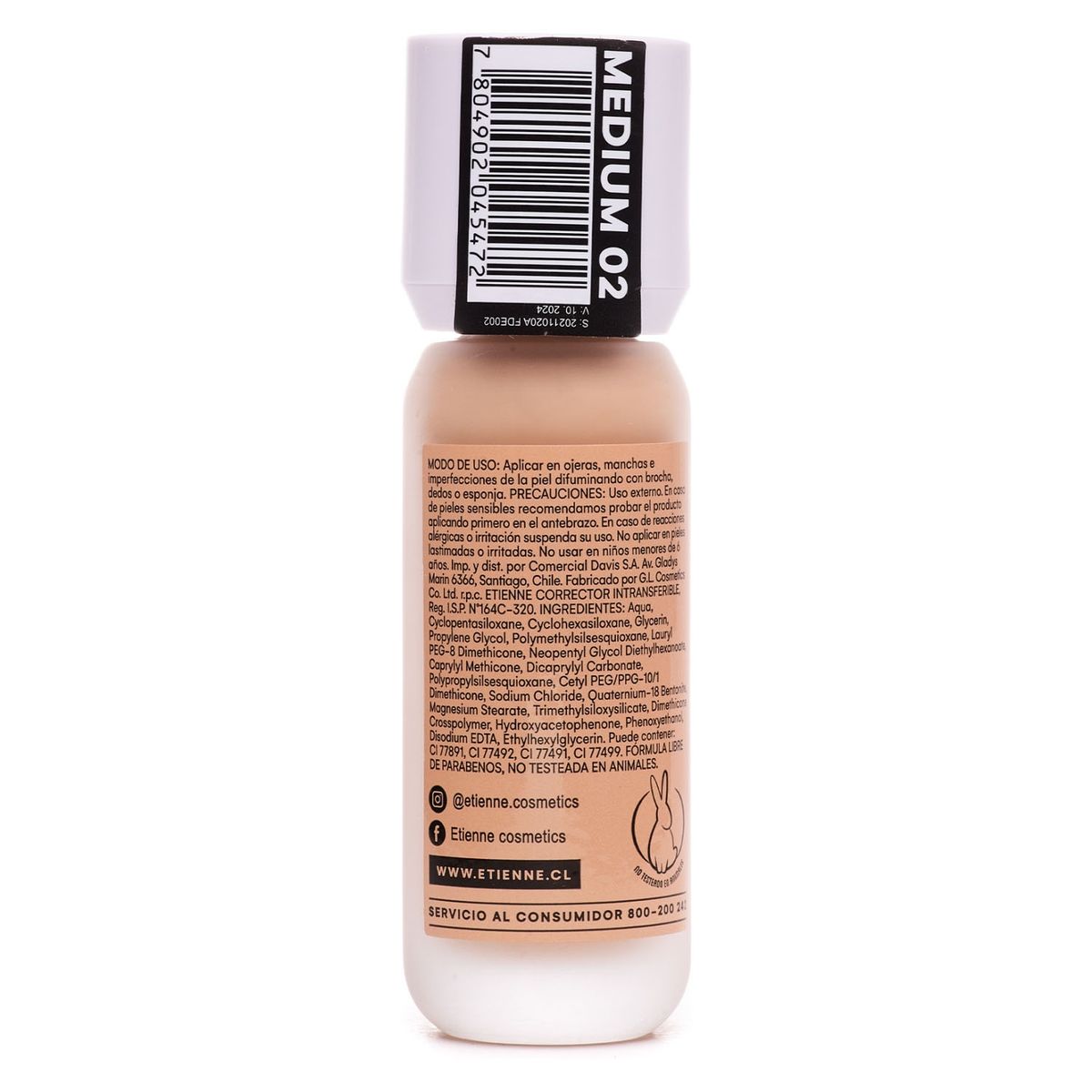 ETIENNE - Corrector de Rostro Xtra Lasting 25ml Etienne