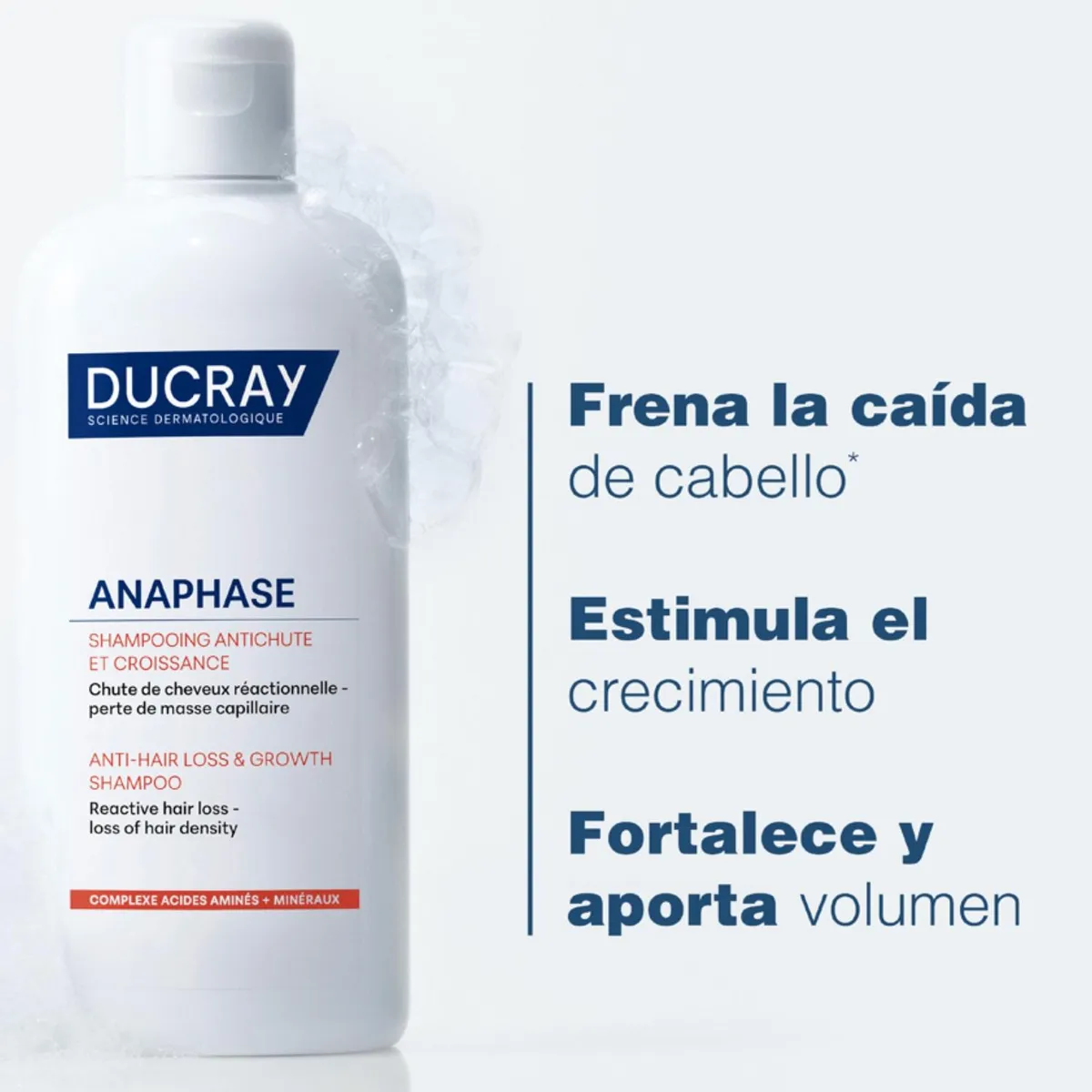 DUCRAY - Shampoo Crema Estimulante Anti Caida Anaphase+ 400ml Ducray