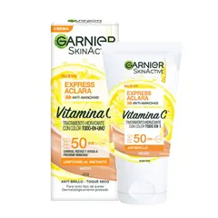 GARNIER - Hidratante Express Aclara Tono Claro Skin Natural Face