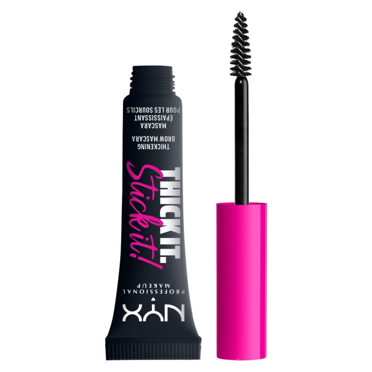 NYX PROFESSIONAL MAKEUP - Máscara De Cejas Thick It Stick It - Black Nyx Professional Makeup