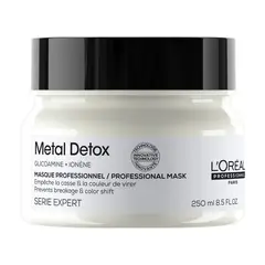 LOREAL PROFESSIONNEL - Máscara Cabello Dañado y con Color Metal Detox 250 ml Serie Expert