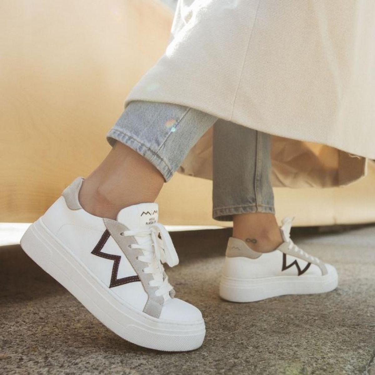 MIM - Mim Zapatilla Urbana Mujer Blanca
