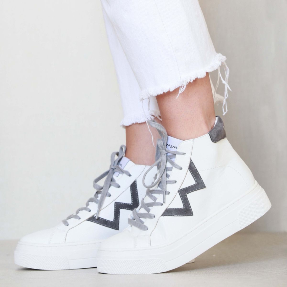 MIM - Zapatilla Urbana Mujer Blanco Mim