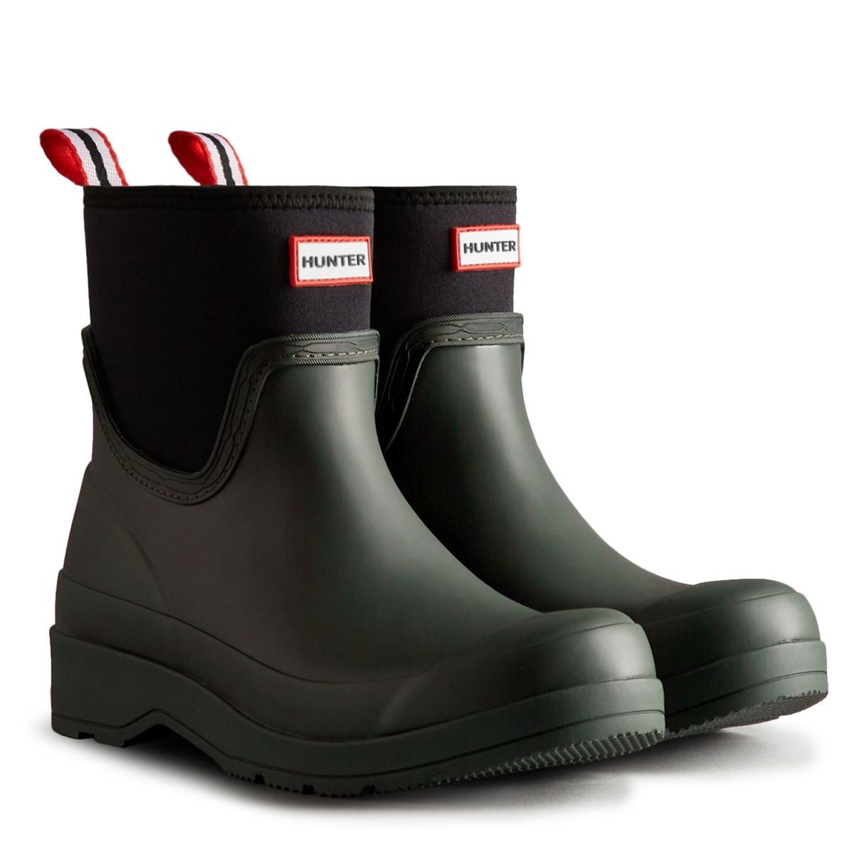 HUNTER - Bota de Agua Mujer Verde Hunter