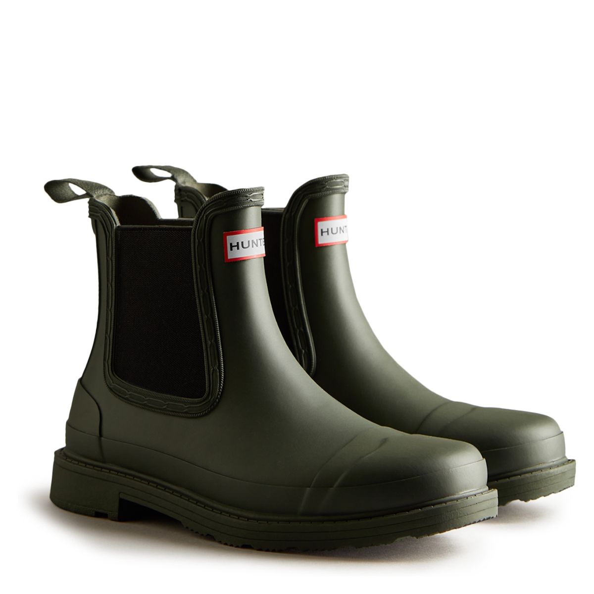 HUNTER - Bota de Agua Mujer Verde Hunter