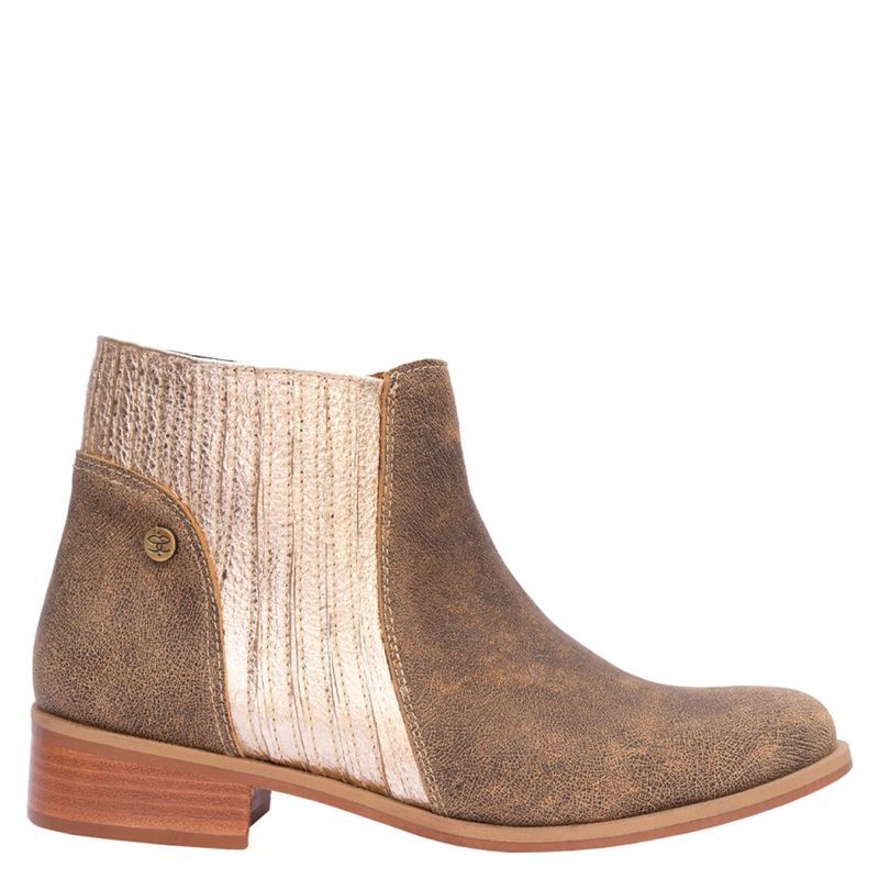 KUSS - Bota Vaquera Mujer Cuero amarillo Kuss