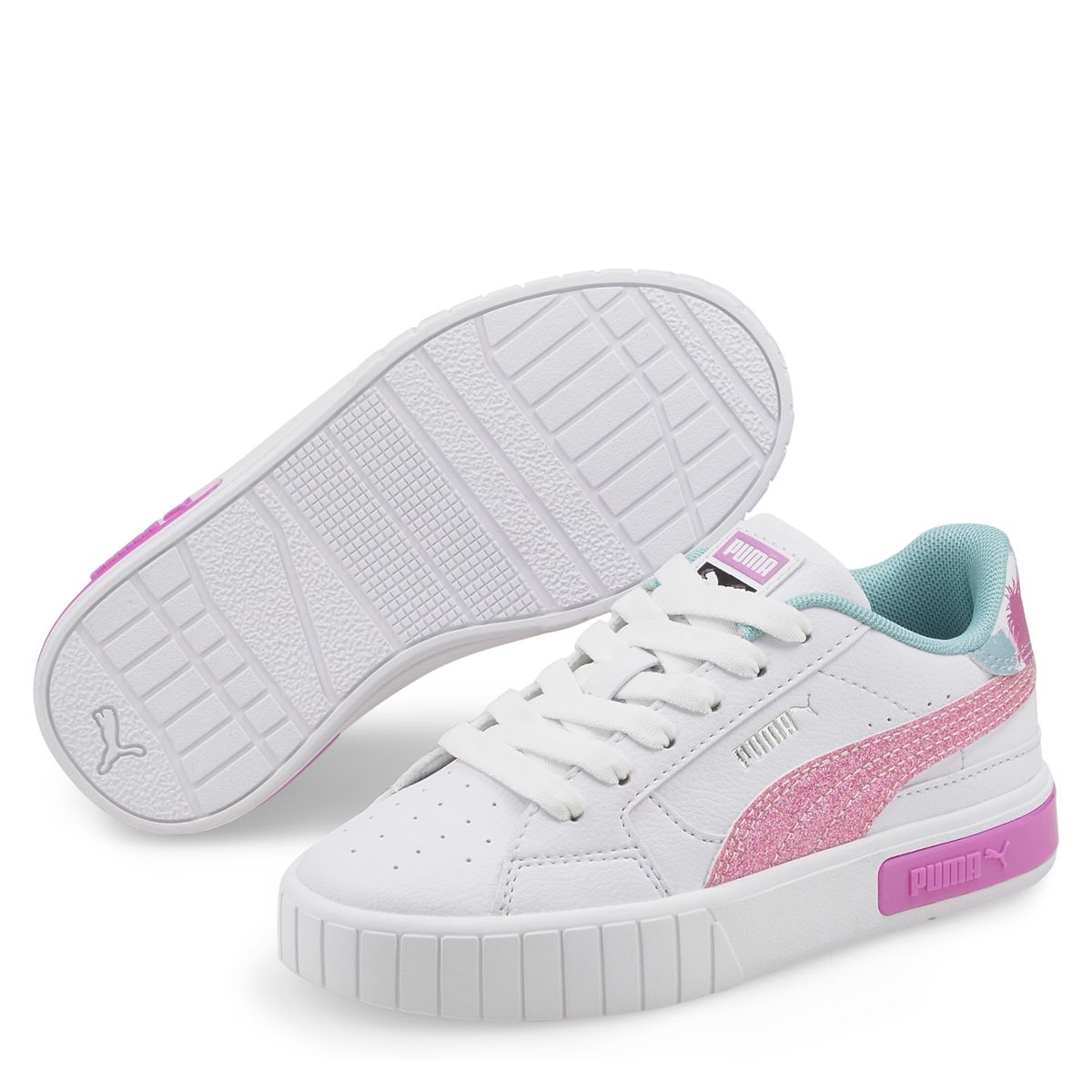 PUMA - Cali Star Fly-Mingo Ps Zapatilla Urbana Niña Blanco