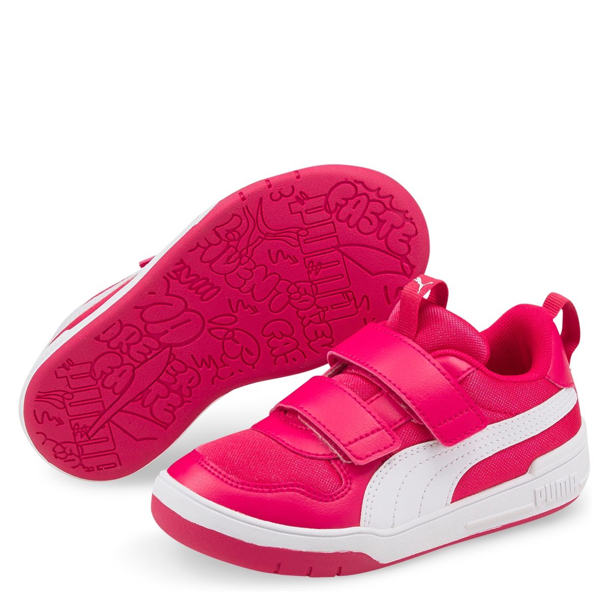 PUMA - Multiflex Mesh V Zapatilla Urbana Niña Puma