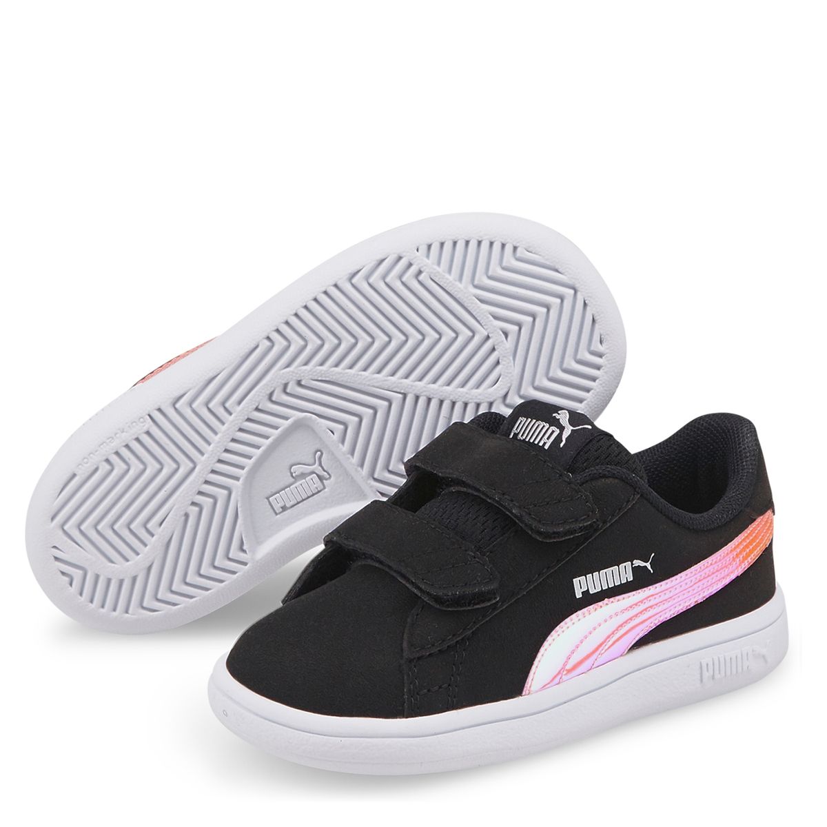 PUMA - Smash V2 Holo V Zapatilla Urbana Niño Puma