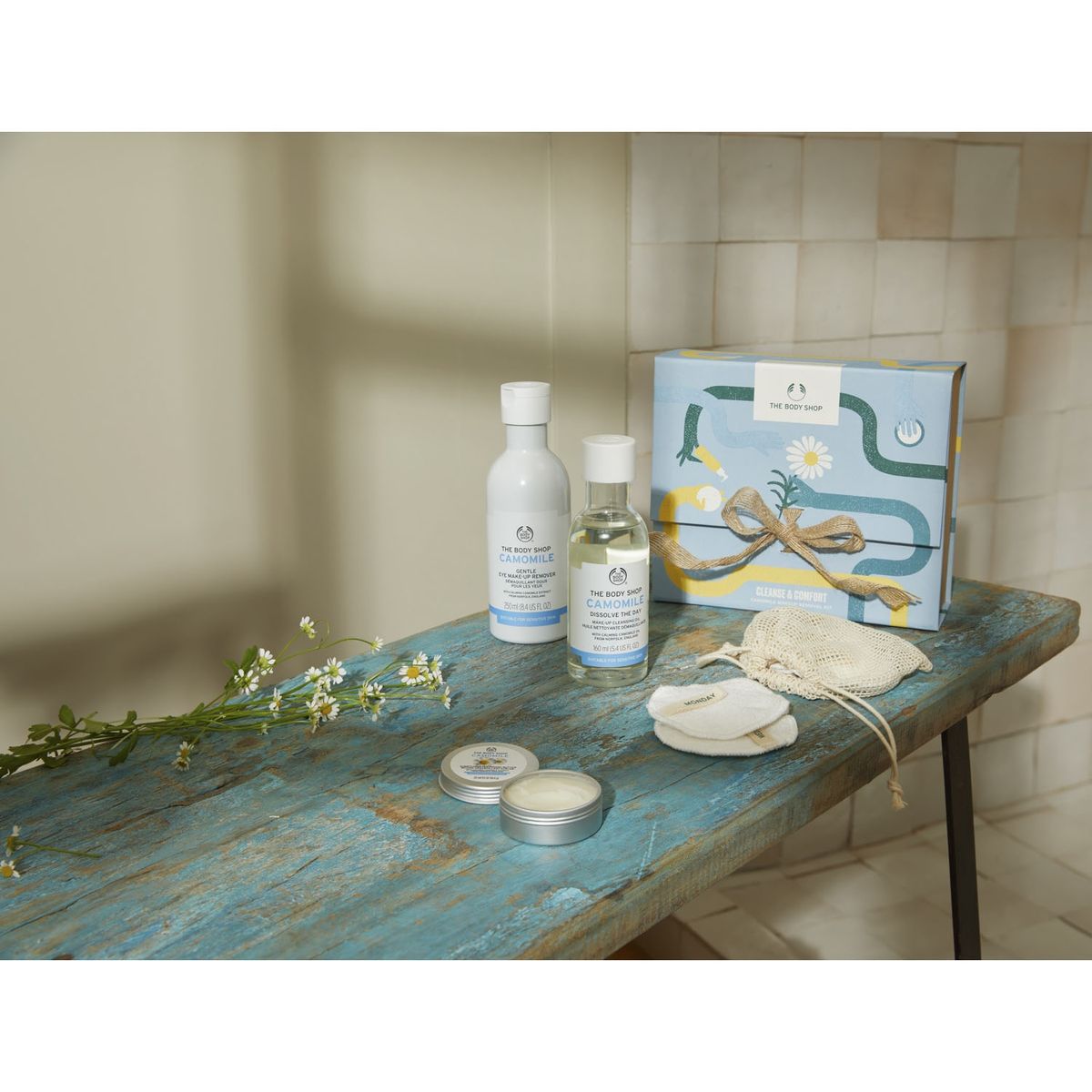 THE BODY SHOP - Set De Limpieza Facial Camomile The Body Shop