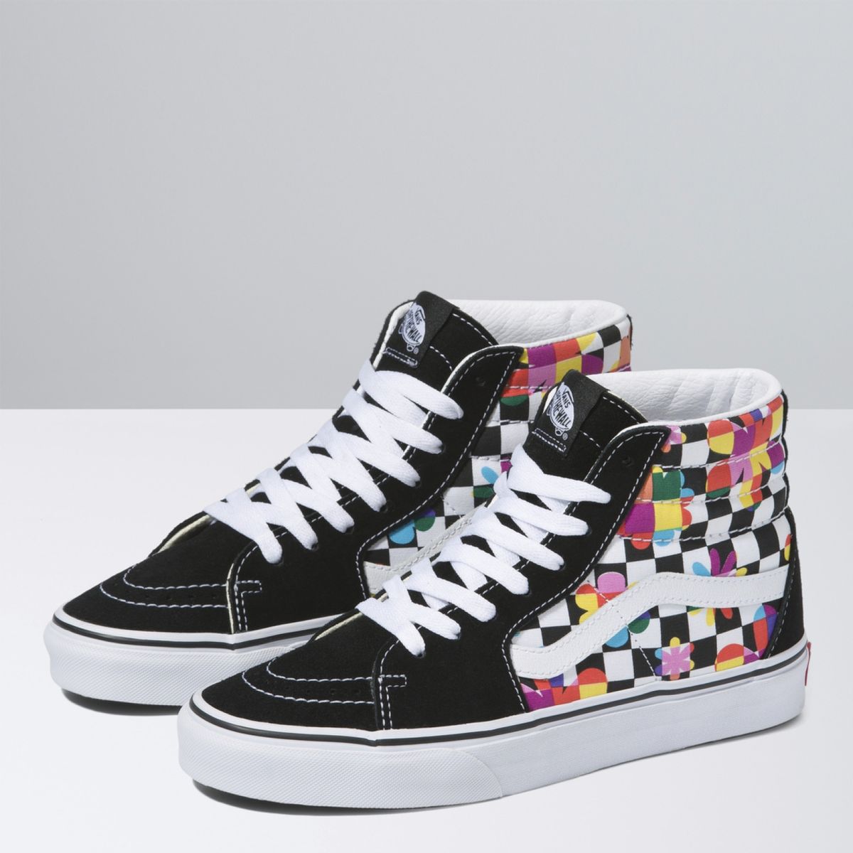 VANS - Sk8-Hi (Floral Checkerboard)  Zapatillas urbanas Mujer